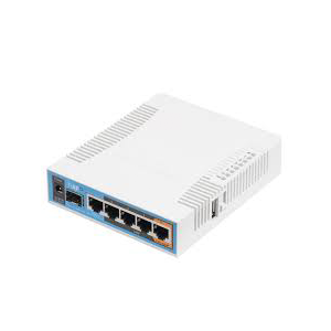 MikroTik hAP AC Dual Band 11ac Desktop WiFi Access Point AP - with 5x 10/100/1000 Ethernet Ports - 1x SFP Cage - 720MHZ CPU - POE in and POE out