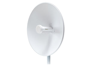 Ubiquiti UISP airMAX PowerBeam M5 5GHz 25dBi Radio, Ethernet Ports: 1x 10/100/1000, Power Input 24V 0.5A Gigabit PoE Injector (Included) | PBE-M5-400