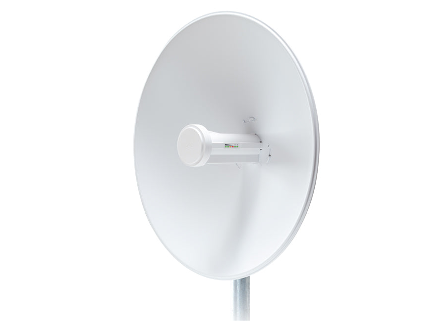 Ubiquiti UISP airMAX PowerBeam M5 5GHz 25dBi Radio, Ethernet Ports: 1x 10/100/1000, Power Input 24V 0.5A Gigabit PoE Injector (Included) | PBE-M5-400