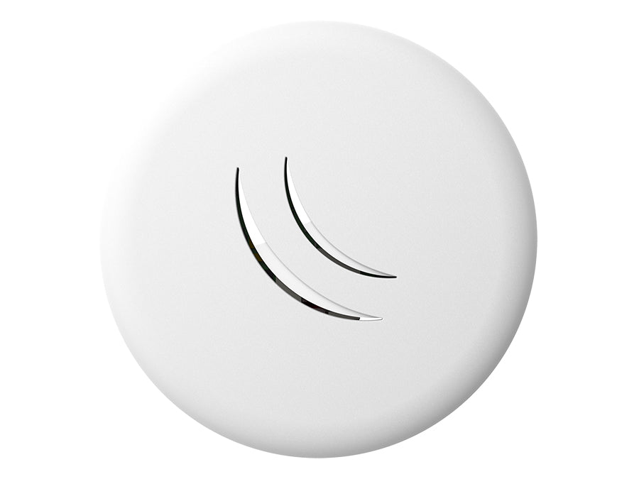 MikroTik cAP Lite 2.4GHz 1.5dBi PoE Ceiling Mount AP, with RouterOS L4, 2.4Ghz 300Mbps, 10V-60V (Passive PoE), 24V 0.2A Power Supply incl | RbcAPL-2nD