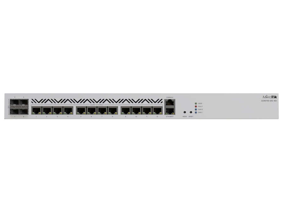 MikroTik Cloud Core 12 Port Gigabit 4SFP+ 16 Core Router, with 12 x 10/100/1000 Ethernet Ports ; 1x 10/100/1000 Management Interface | CCR2116-12G-4S+