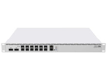 Load image into Gallery viewer, MikroTik Cloud Core 12 Port SFP28 2 QSFP28 16 Core Router, Power Input 2xIEC Power Cord (Included) 100V-240V, 1xRJ45 Serial Port | CCR2216-1G-12XS-2XQ

