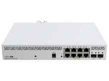 Load image into Gallery viewer, MikroTik SwoS Cloud Switch 8 Port PoE 2 SFP+, with SwOS, Rack-Mount, 1x IEC Power Cable (Included) or 48-57V Power Supply (Not Included) | CSS60-8P-2S
