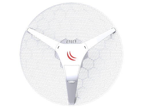 MikroTik LHG 5 Tripack - 24.5dBi PtP CPE, featuring GHz 802.11a/n wireless device with integrated, dual polarization 24.5 dBi grid antenna | RBLHG5kit - Let's Fibre Technologies 