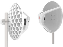 Load image into Gallery viewer, MikroTik LHG Wireless Wire Dish 60GHz PtP Kit, features RouterOS L3, 42dBi antenna gain, 1 x 10/100/1000 Ethernet ports, 60 GHz 1Gbps | RBLHGG-60adkit
