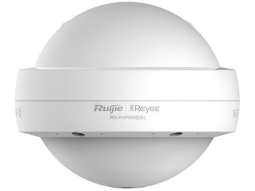 Reyee 802.11ax WiFi 6 Dual-band IP68 Outdoor Access Point, 2x2 MU-MIMO, 2x Gigabit Ethernet Ports, Layer 3 roaming, 1800Mbps aggregate | RG-RAP6262G - Let's Fibre Technologies 