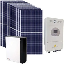 Load image into Gallery viewer, 375W / 8.8kw Solar BackUp System for Home Business/Canadian Solar/Sunsynk /Kodak/Victron/plus Installation - Let&#39;s Fibre Technologies
