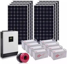 Load image into Gallery viewer, 375W / 8.8kw Solar BackUp System for Home Business/Canadian Solar/Sunsynk /Kodak/Victron/plus Installation - Let&#39;s Fibre Technologies
