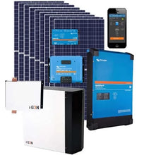 Load image into Gallery viewer, 375W / 8.8kw Solar BackUp System for Home Business/Canadian Solar/Sunsynk /Kodak/Victron/plus Installation - Let&#39;s Fibre Technologies
