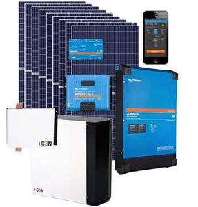 375W / 8.8kw Solar BackUp System for Home Business/Canadian Solar/Sunsynk /Kodak/Victron/plus Installation - Let's Fibre Technologies