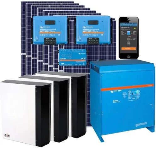 375W / 8.8kw Solar BackUp System for Home Business/Canadian Solar/Sunsynk /Kodak/Victron/plus Installation - Let's Fibre Technologies