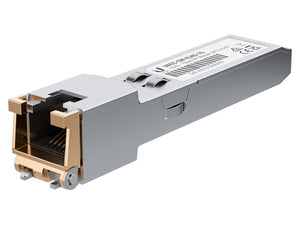 Ubiquiti 1.25G SFP to RJ45 Gigabit Ethernet Copper Module, 100m Supported Distance, enables you to convert unused SFP+ Ports to 1G Ethernet RJ45 Ports