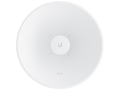 Ubiquiti UISP airMAX 5GHz 30dBi Dish Antenna, Connector: WaveGuide Adapter (Included) Frequency Range: 5.15 - 6.875GHz, Radio not included | UISP-DISH - Let's Fibre Technologies 