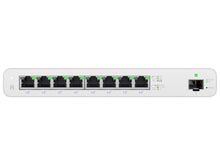 Load image into Gallery viewer, Ubiquiti UISP Router 8 Port Gigabit PoE 110W 1SFP, Power 27V, 4.4A Power Supply (Included), PoE Output 27V Passive PoE Output on Ports 1~8 | UISP-R
