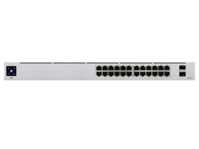 Load image into Gallery viewer, Ubiquiti UniFi Switch 24 Port Gigabit 2SFP, managed L 2 UniFi switch with 24 x GbE ports, 2 x 1.25Gbps SFP uplink ports, fanless design, 25W  | USW-24
