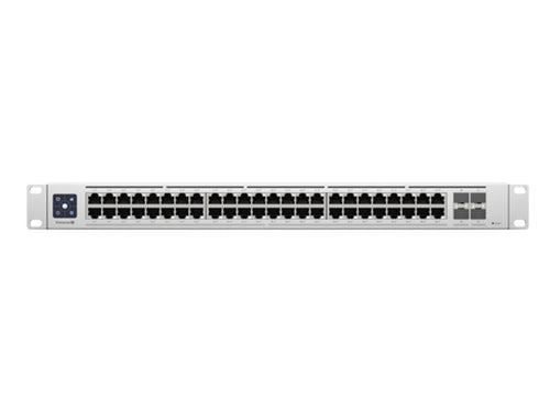 Ubiquiti UniFi Enterprise Switch 48 Port 2.5 Gbps PoE 720W, fully managed L 3 with auto-sensing 802.3af/at PoE+, 1 x IEC Power | USW-Enterprise-48-PoE - Let's Fibre Technologies 