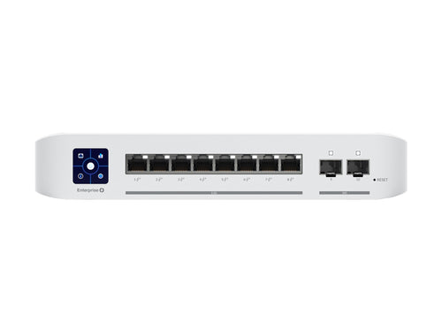 Ubiquiti UniFi Enterprise Switch 8 Port 2.5Gbps PoE 120W, fully managed L3 with 8x 2.5GbE, 802.3at PoE+ ports, 2x 10Gbps SFP+ | USW-Enterprise-8-PoE - Let's Fibre Technologies 