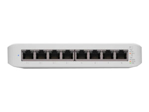 Ubiquiti UniFi Switch Lite 8 Port Gigabit 4PoE 52W, managed L2 UniFi with 8xGbE ports, 4x auto-sensing 802.3at PoE+ ports, PoE budget | USW-Lite-8-POE