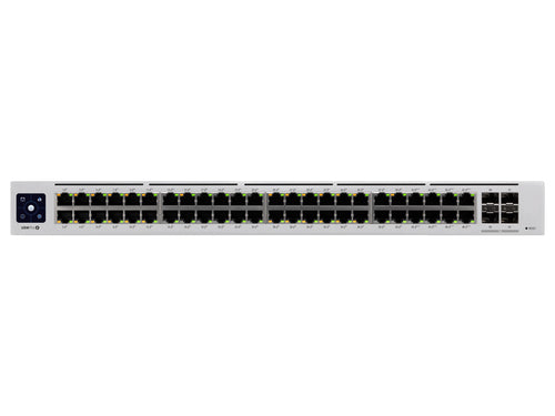Ubiquiti UniFi Switch Pro 48 Port 40PoE+ 8PoE++ 600W 4SFP+, managed 48-Port Gbit L3 - 40x802.3at PoE+, 8x802.3bt PoE++, 4x10Gbps SFP+ | USW-Pro-48-POE - Let's Fibre Technologies 