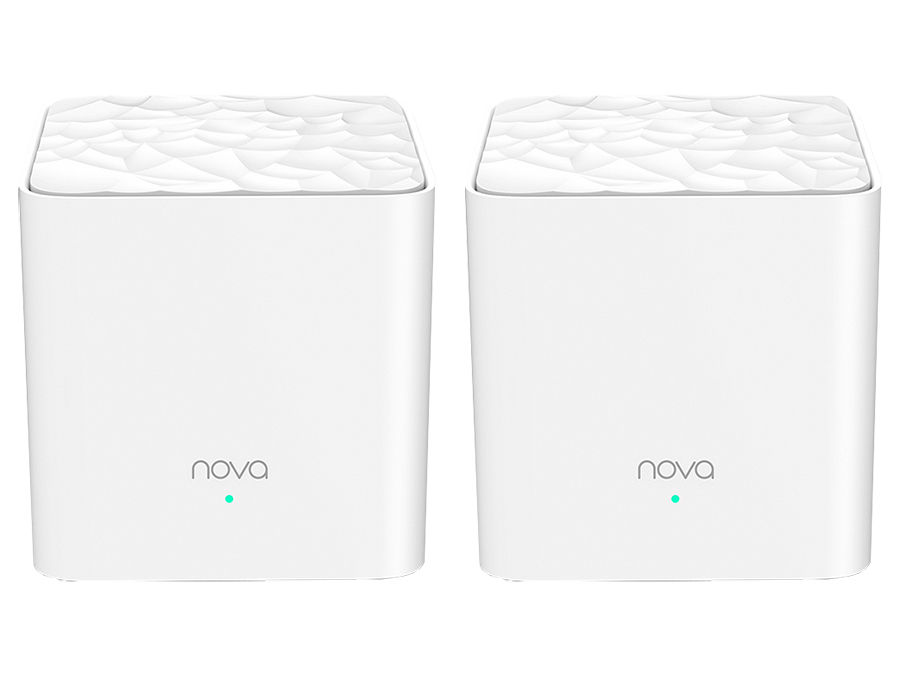 Tenda Nova Lite Dual Band 2 Port Ethernet Mesh System 2pk, 802.11ac 1200Mbps, dual-band Wireless mesh system designed for 100-200㎡ homes | NOVA MW3