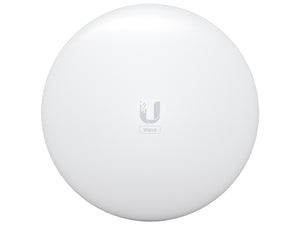 Ubiquiti UISP 60GHz/5GHz Long Range PtMP CPE; Ethernet Ports: 1x 10/100/1000, Antenna Gain: 60GHz: 46dBi ; 5.8GHz: 22dBi | WAVE-LR