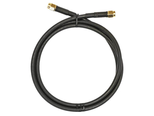 WL-SMAM-1 SMA Male to SMA Male 1 Meter Cable, used to connect LTE Card/LtAP mini to LTE Antenna from MikroTik (ANT-MLTE) or other RF applications - Let's Fibre Technologies 