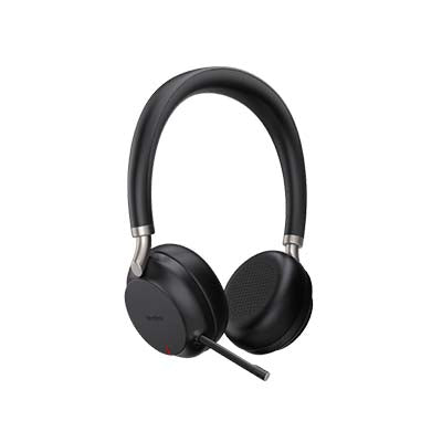 Yealink Bluetooth Business headset with USB-A connection, Teams Certified (Black), Supports wireless charging, Retractable microphone boom/arm