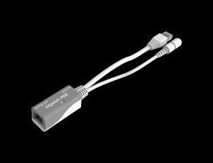 MikroTik Passive Gigabit PoE injector, Input and Output voltage 18V-57 V, 2A, Shielded connectors, used to power any RouterBOARD over Gigabit Ethernet