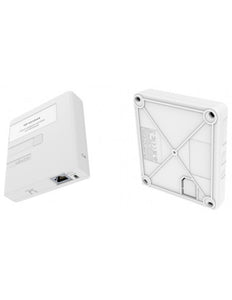 MikroTik RBGPEN11 Wall Mounted power injector, used to power your uplink devices with PoE power, securely attached to a wall or communications cabinet