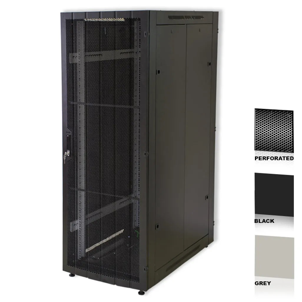 RCT 16U Server Cabinet Uprights Pair, Perfect for Home and Office Use, Durable and Sturdy Uprights for Your Networking and Server Equipment