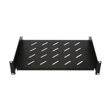 Load image into Gallery viewer, RCT FMT250 250mm Deep Front Mount Tray 2U, Perfect for Organizing Cables and Equipment, Durable and Sturdy Design, Ideal for Server Racks installation
