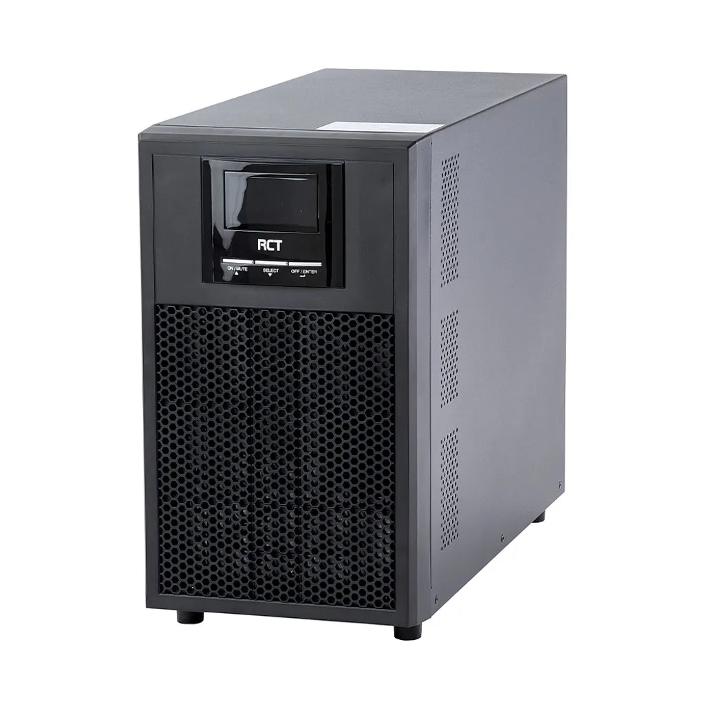 RCT 3000VA/2400W Online Tower UPS, IEC 320/C13 coupler(AC Outlets), C14 coupler(Power Plug), USB Port - Uninterrupted Power Supply for Home and Office