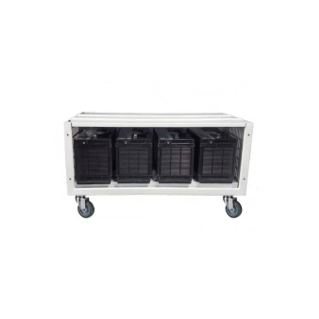 RCT Battery Box for 4 x 200Ah Deep Cycle Batteries, Durable and Sturdy Battery Box for Safe and Secure Storage, Ideal for Home and Office Use