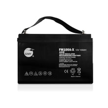 Load image into Gallery viewer, RCT Senry 6FM100A-X 12V 100Ah Deep Cycle AGM Batteries - 1 Year Warranty, Power Backup and Battery Power Source in case of loss of Power
