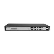 Load image into Gallery viewer, Bdcom 270W 16-Port Gigabit PoE switch, 1000Mb Multi functional PoE Switch, 16x 1000Mbps PoE ports, 2x GbE SFP ports, Built-in AC220V Power Supply 240W

