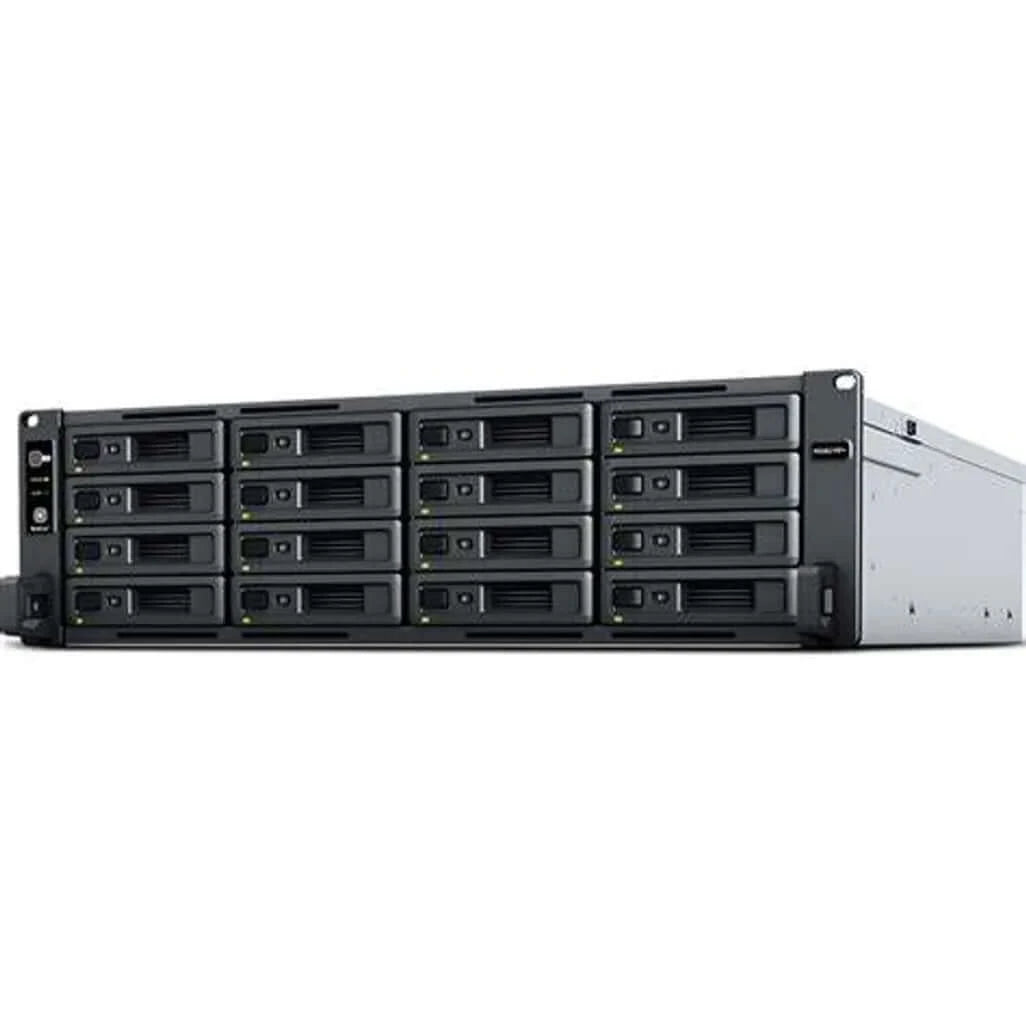 Synology RS2821RP+ 3U 16-bay storage server -  Scalable to 28 drives -  2200 Mbps sequential read and 105K 4K random read performance1