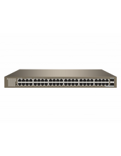 Load image into Gallery viewer, Tenda 48 Port Gigabit Unmanaged Ethernet Switch, 2x independent Gigabit SFP slots - 48 x 10/100/1000 Mbps Base-T Ethernet ports - TE-TEG1050F
